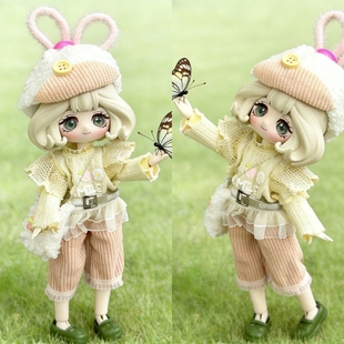 现货8分12分ob11娃衣11-17厘米可爱兔耳潘妮邦倪兔阿巳体bjd娃衣