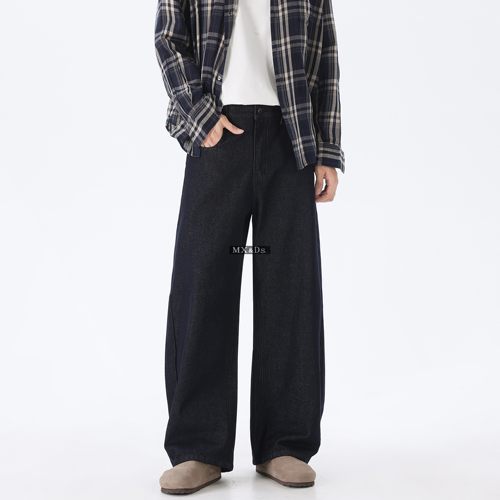 25原创美式复古宽松牛仔裤