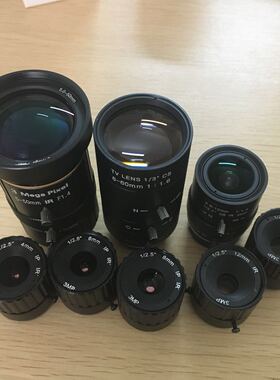CS接口10倍变焦5-50MM镜头 摄像头配件多倍变焦 M12接口 无畸变