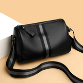 男女通用真皮小包包女包新款 头层牛皮斜挎包 2025潮单肩包百搭时尚