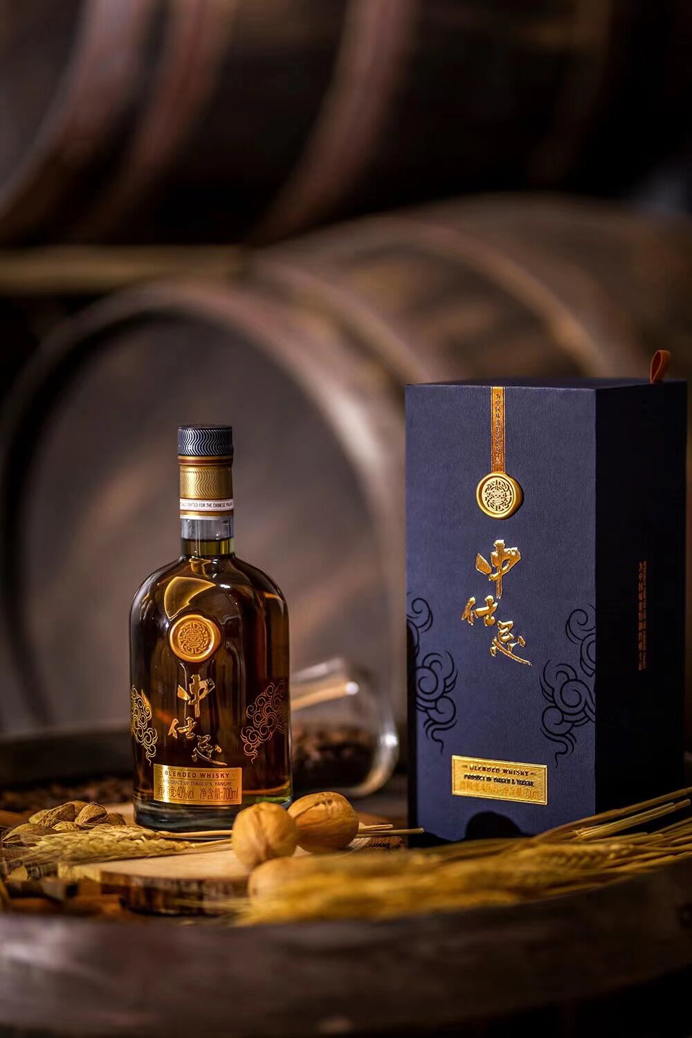 江苏苏酒英国帝亚吉欧苏格兰威士忌调配大师中仕忌威士忌700ml40%