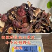 香味浓郁 白心西藏赤芝 不苦500克 野生白心灵芝 西藏野生灵芝