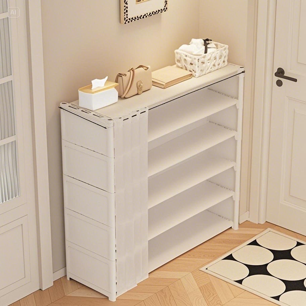 【带门防尘!】大容量鞋架置物架