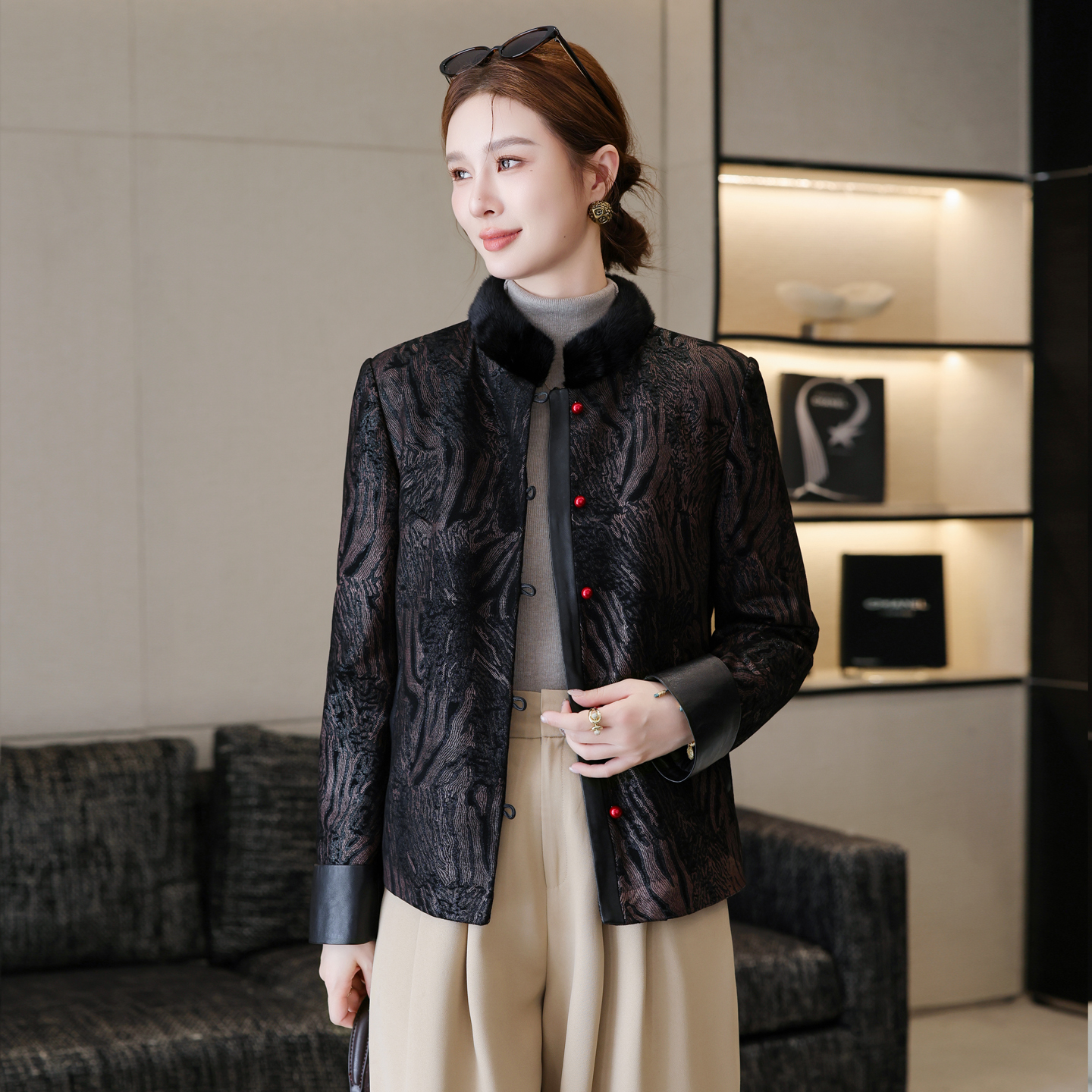 真皮羽绒服女2025冬季新款