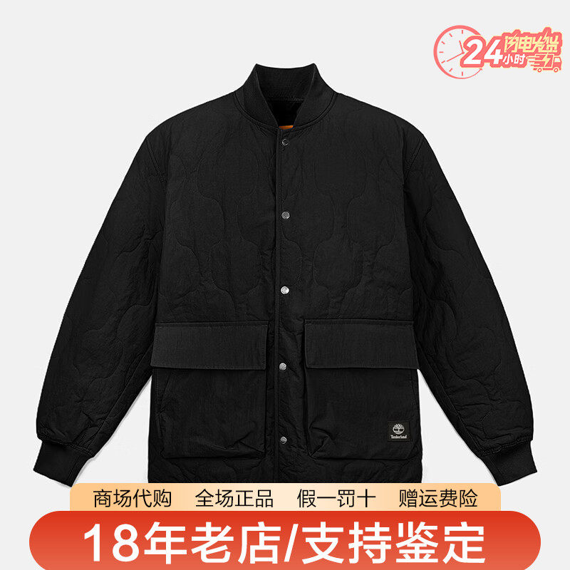 Timberland添柏岚棉衣男装户外防泼水保暖夹棉休闲夹克棉服A693F