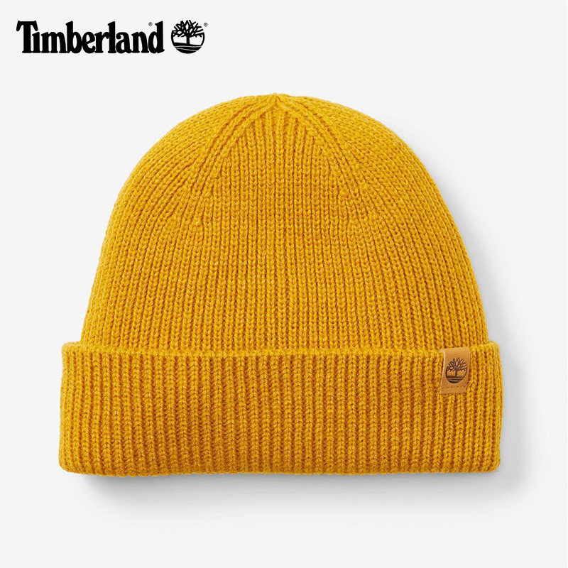 Timberland添柏岚帽子男女户外休闲时尚保暖毛线帽针织帽A1F8G