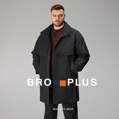 胖哥哥中长款羽绒服男大码加肥加大2025新款冬装肥佬户外加厚外套