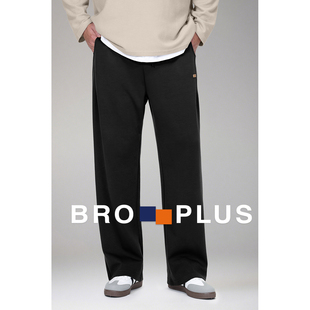 胖哥哥裤子男大码加肥加大报恩裤男士裤子2025新款直筒宽松休闲裤