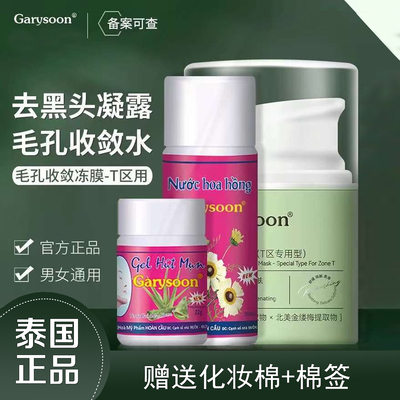 泰国Garysoon毛孔收敛冻膜免洗面膜去黑头猪鼻贴紧致舒缓保湿补水