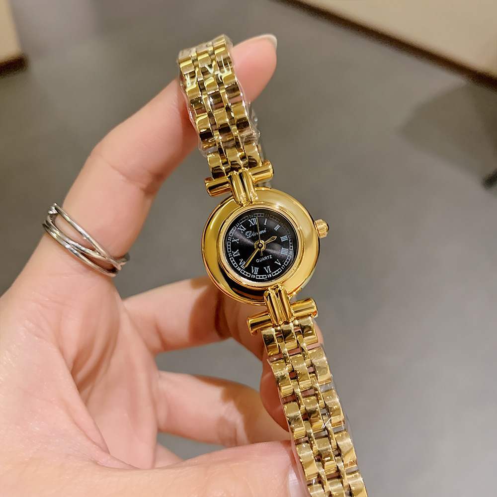 复古罗马小众简约石英表女