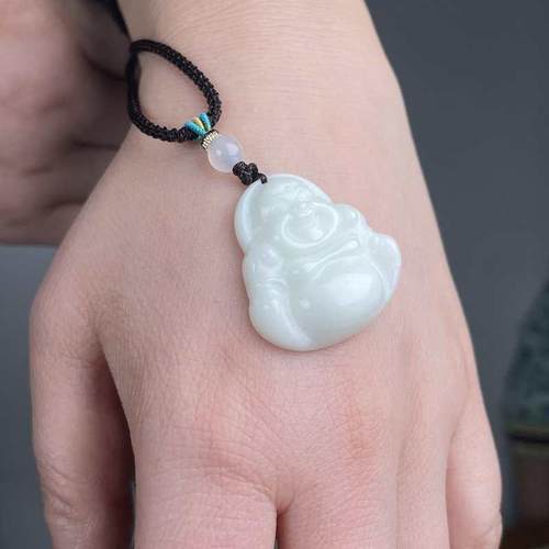 天然真玉大肚佛羊脂级