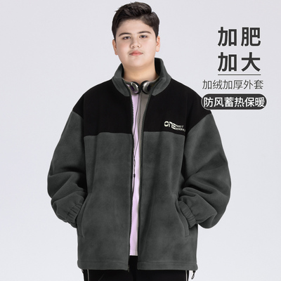 俊俏童儿胖男童外套秋冬