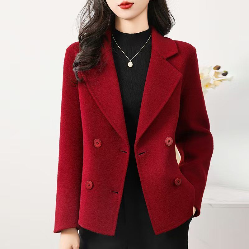 外套女大衣新款羊毛短款外套