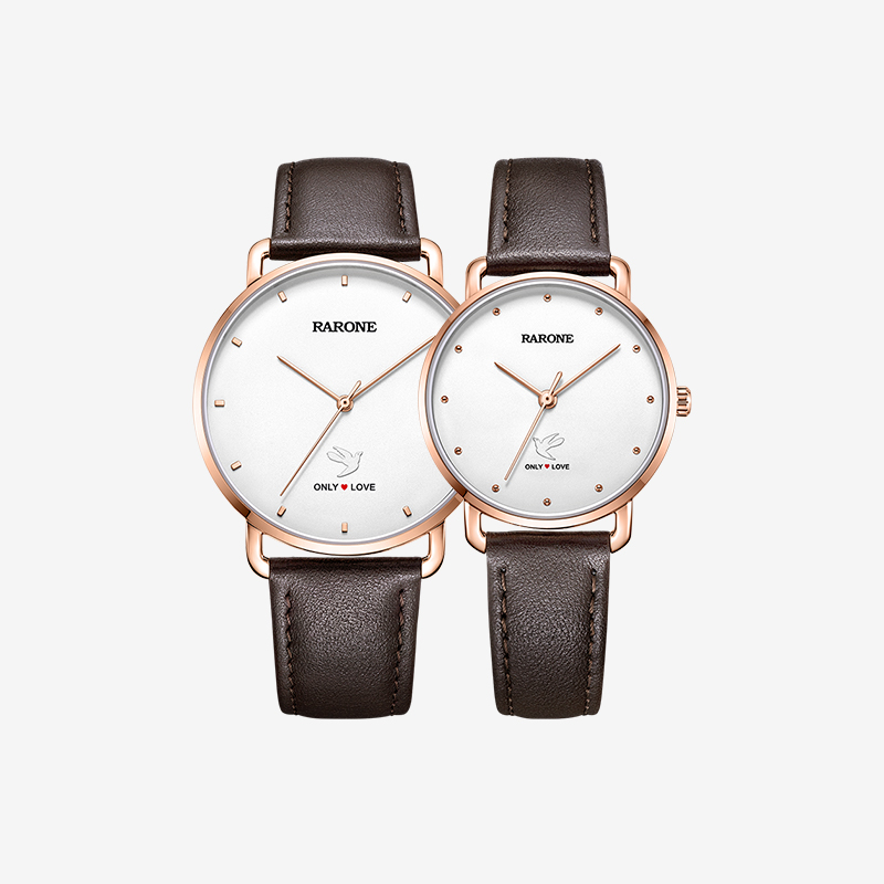 雷诺爱情鸟情侣石英手表