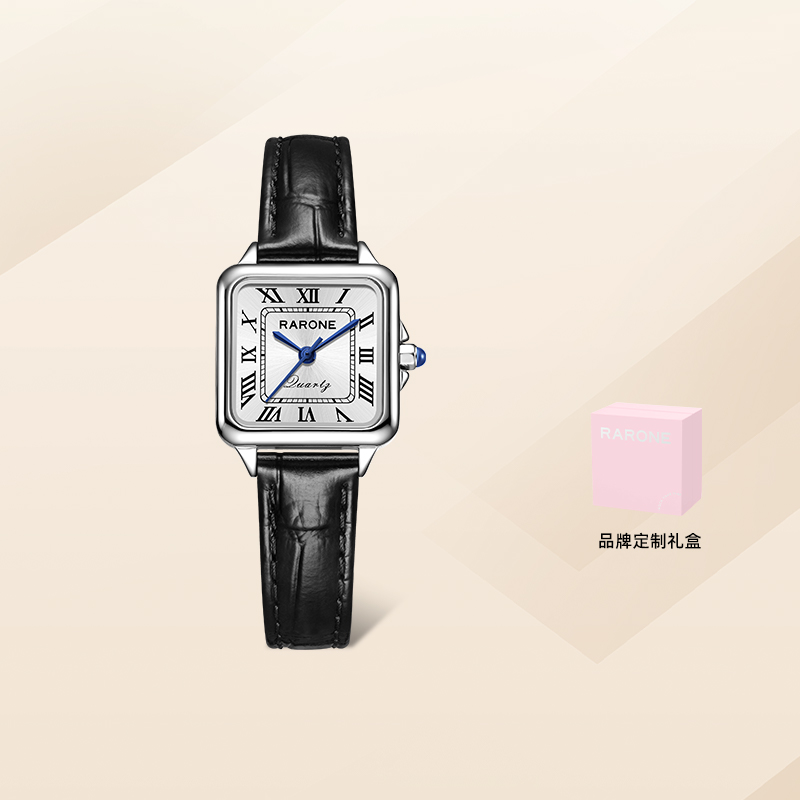 Rarone雷诺复古小方表轻奢女表