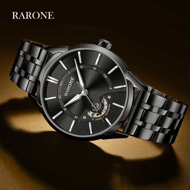 【618】 雷诺2020新款手表男官方正品镂空全自动机械男士手表