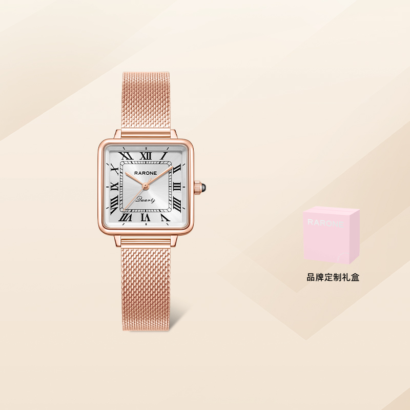 雷诺复古罗马女表方表