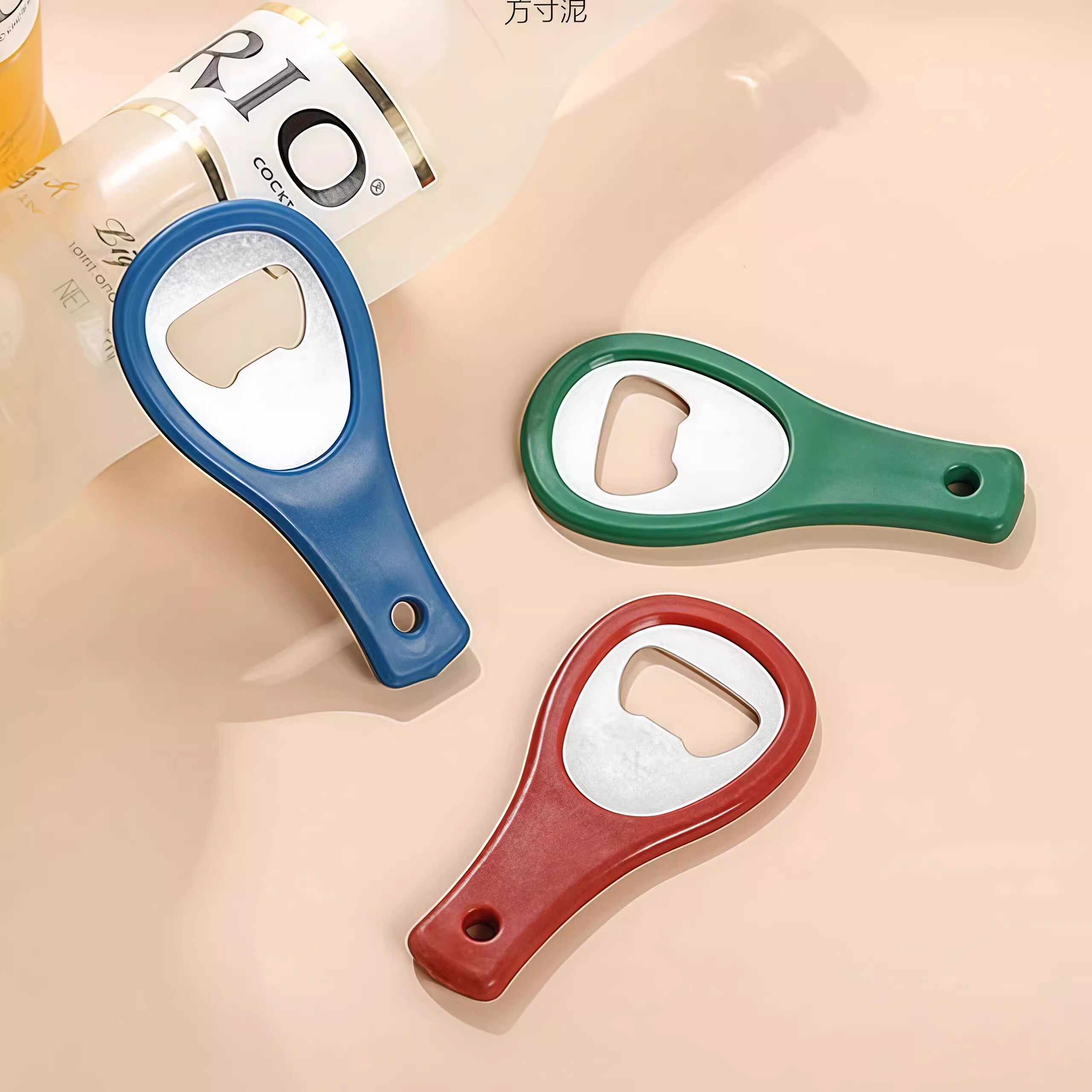 多功能手柄开瓶器便携式啤酒瓶开启器家用饮料瓶开盖工具开酒器
