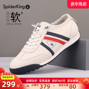 休闲德训鞋 蜘蛛王男鞋 真皮软底舒适百搭防滑耐磨工装 新款 2025秋季