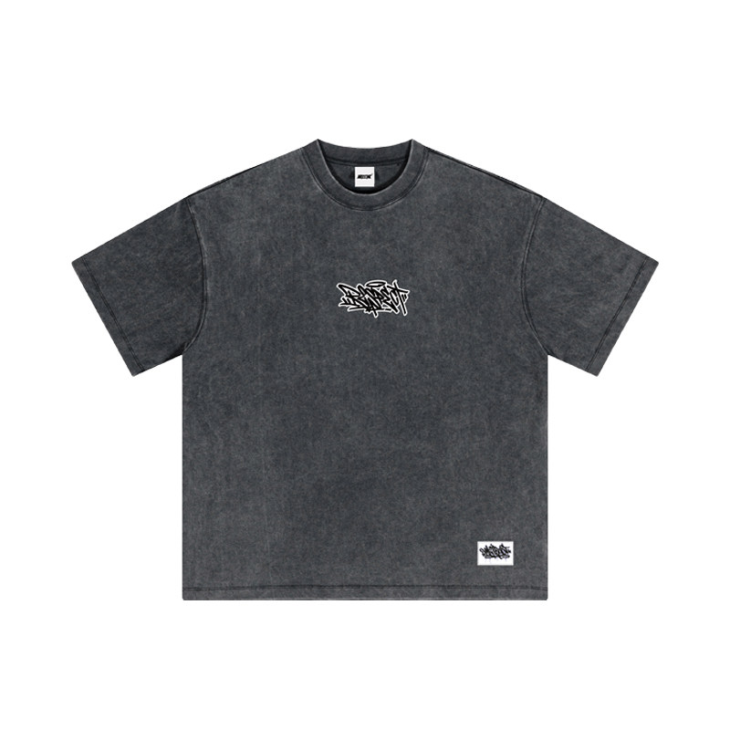 蜜丘琳美式街头嘻哈宽松短袖T恤