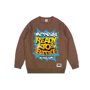 OLDSCHOOL涂鸦BBOY街舞滑板说唱加绒卫衣 BATTLE 蜜丘琳READY