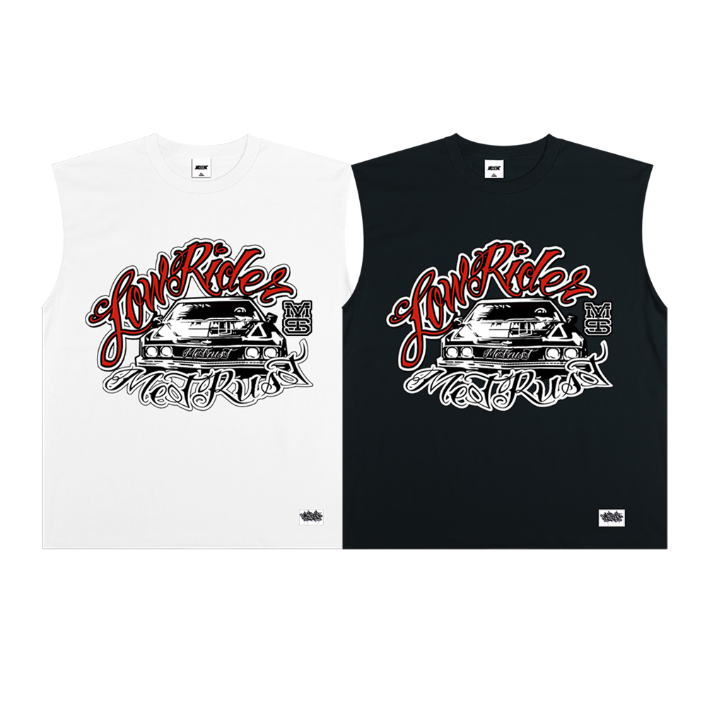 蜜丘琳宽松版型Lowrider复古机车