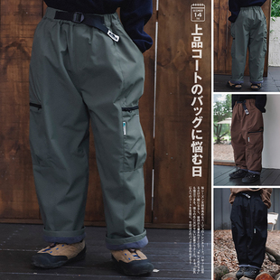 儿童冬装 2025新款 保暖裤 子潮中大童装 男童户外内衬加绒工装 长裤 裤