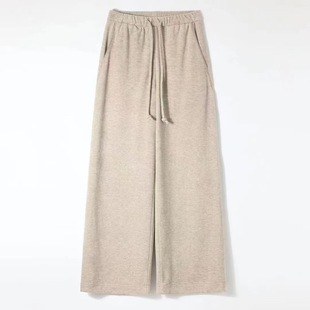 阔腿裤 2026 天丝耗牛绒针织 新款 160以上拍 春季