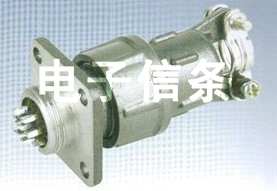 X14航空插头 3芯4芯5芯7芯 接插件 K3P4P5P 连接器 正反装 12MM