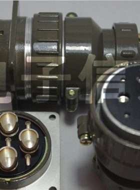 P48 9芯航空插头 P48K4Q+P48J4A 48MM 弯头+2元 可议价