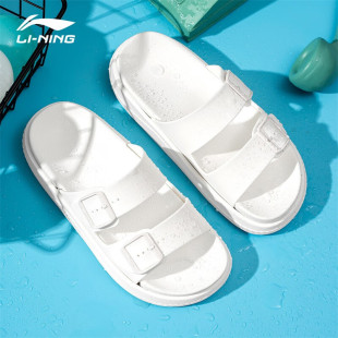 李宁拖鞋女生青少年夏季潮流外穿防滑防臭游泳运动夏天凉拖鞋男