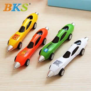 潮玩笔可印字二维码 跑车汽车笔圆珠笔 黑芯 创意造型款 广告笔LOGO定制印字
