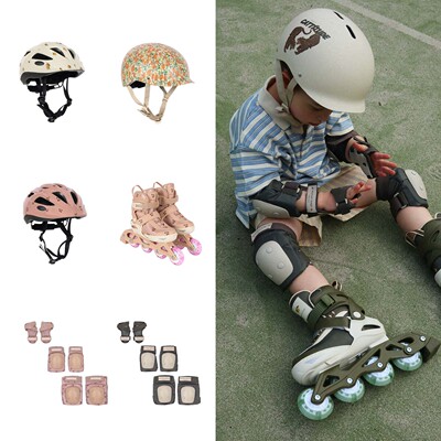 现货▲丹麦konges 26SS男童女童休闲直排轮自行车护具