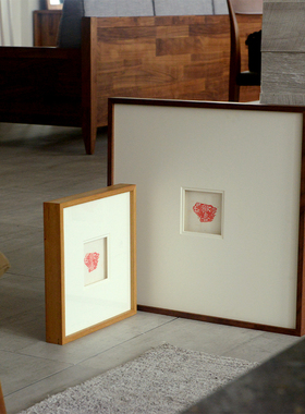 木匚王拓片 欢喜春风手工拓印装饰画卧室书房禅意古典新中式挂画