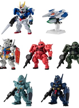 【现货】万代 高达食玩FW 28弹 00R 白高达 特装吉姆镇暴吉姆扎古