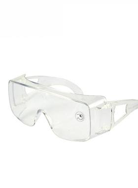 代尔塔101131防护眼镜防冲击防雾防刮擦经济款访客护目镜