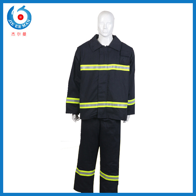 02款消防服套装 抢险救援服灭火指挥服 阻燃隔热战斗服厂家