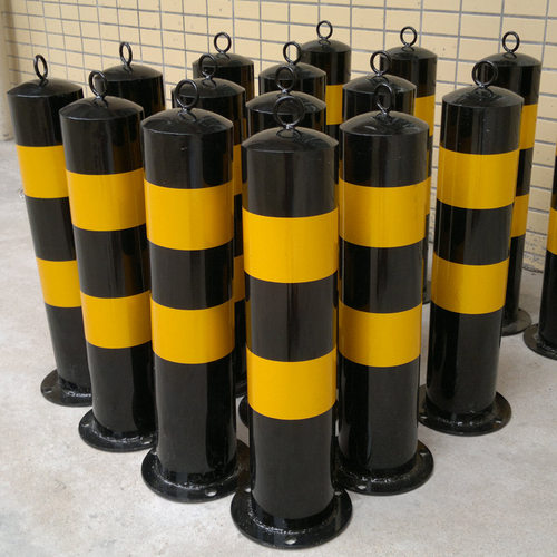 加厚钢管警示柱防撞柱固定隔离挡车地锁立柱停车桩路障路桩地桩