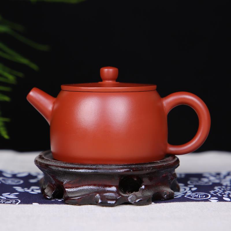 宜兴名家纯直流壶紫砂中式茶壶