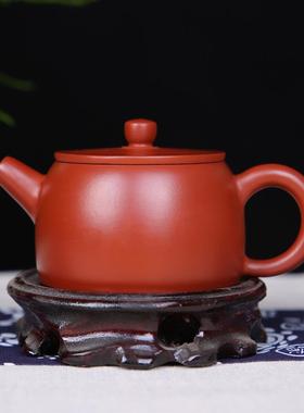 宜兴直流壶 大红袍 120CC小容量紫砂茶壶手工中式纯色