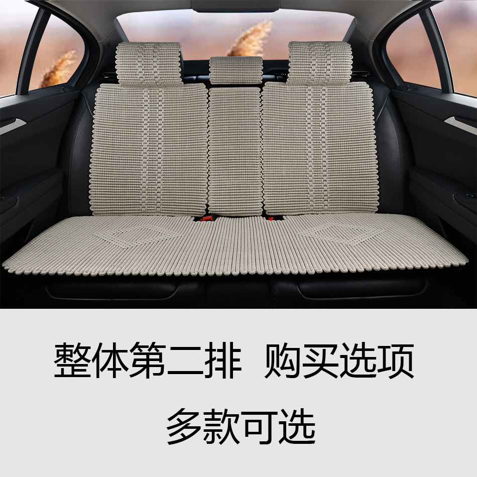 天然纖維純亞麻透氣四季通用坐墊