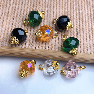 旗袍纽扣仿玉石圆形衬衫开衫汉服装饰饰品配件扣子中国风有脚纽扣