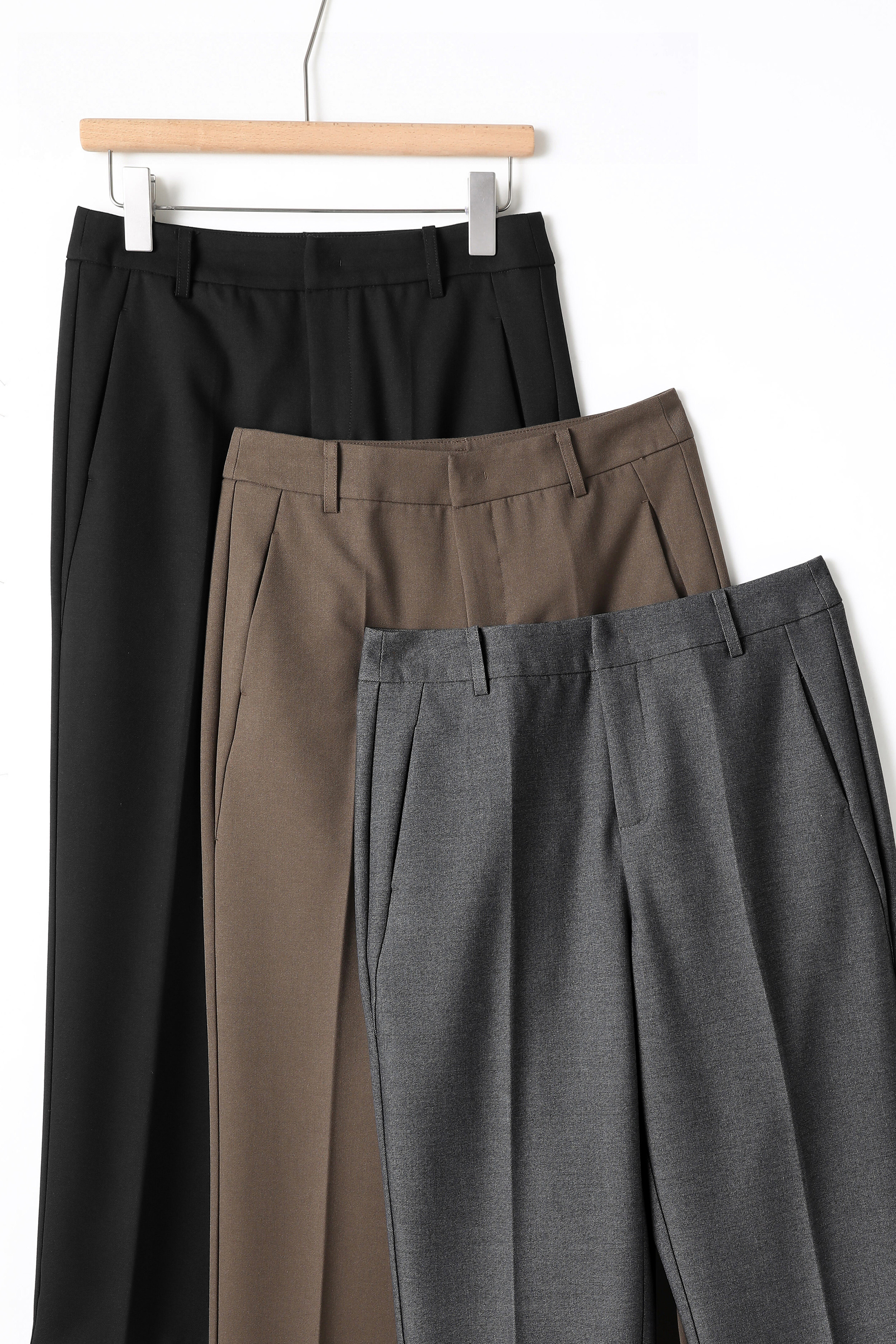 高级感直筒西装裤女2026秋新款宽松垂感休闲裤九分职业显瘦烟管裤