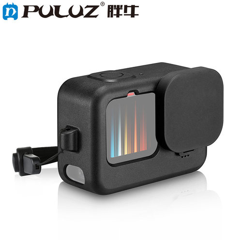 PULUZ胖牛适用于GoProHERO11Black硅胶保护套+POM充电侧盖套装