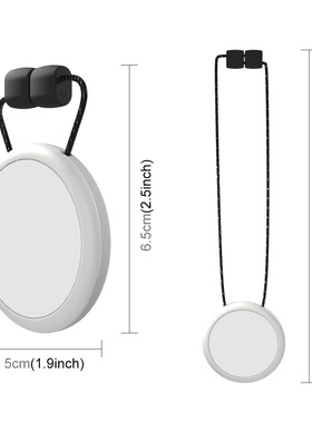 PULUZ胖牛适用Insta360GO3/3S运动相机磁吸挂绳支架挂脖防丢绳