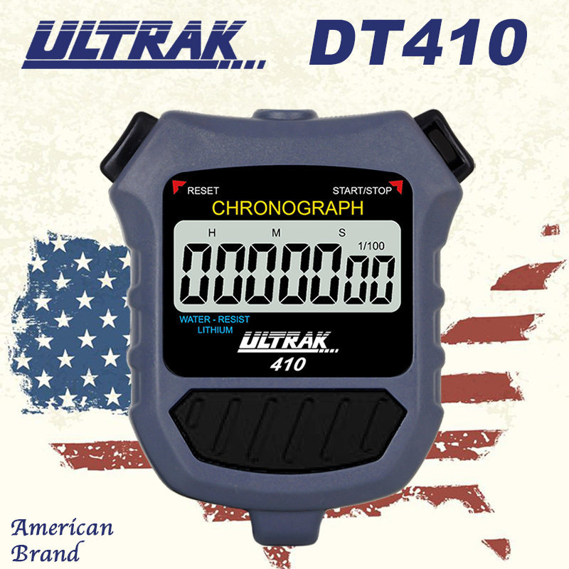 电子秒表DT410定尔志ULTRAK奥赛克单道单排显示计时器田径训练