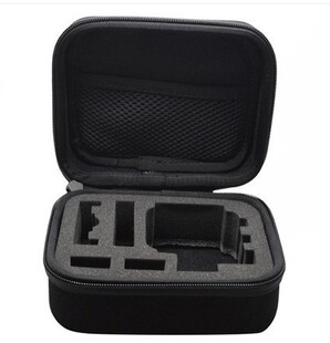 Gopro配件山狗SJCAM运动摄像机收纳包小蚁相机工具包DV便携中号包