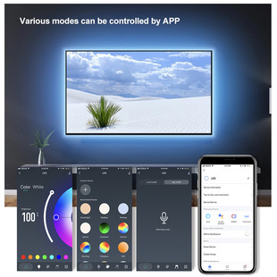 rgb灯带涂鸦WIFI氛围灯带USB电视背景灯5V客厅led七彩变色氛围灯