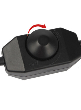 单路COB线上调光器12V24V衣柜橱柜LED灯带旋转开关无极调光器