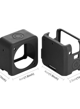 PULUZ胖牛适用于DJIAction2分体硅胶保护套大疆新款保护套